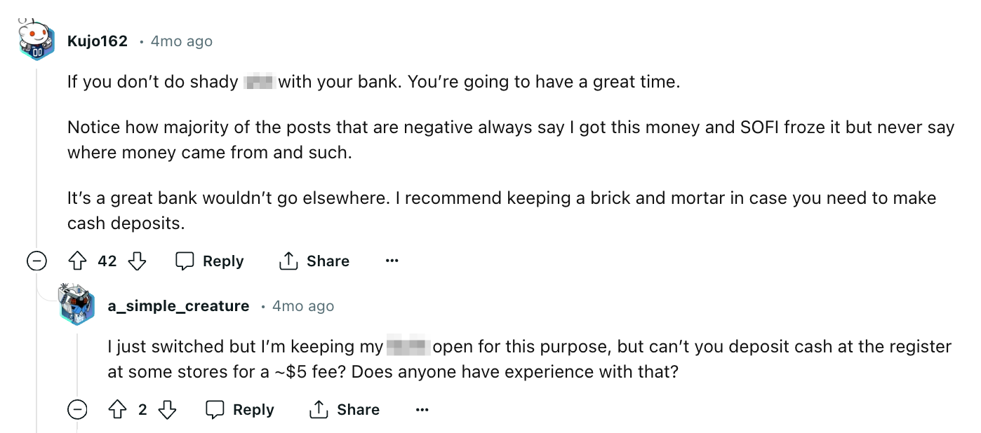sofi business account reddit