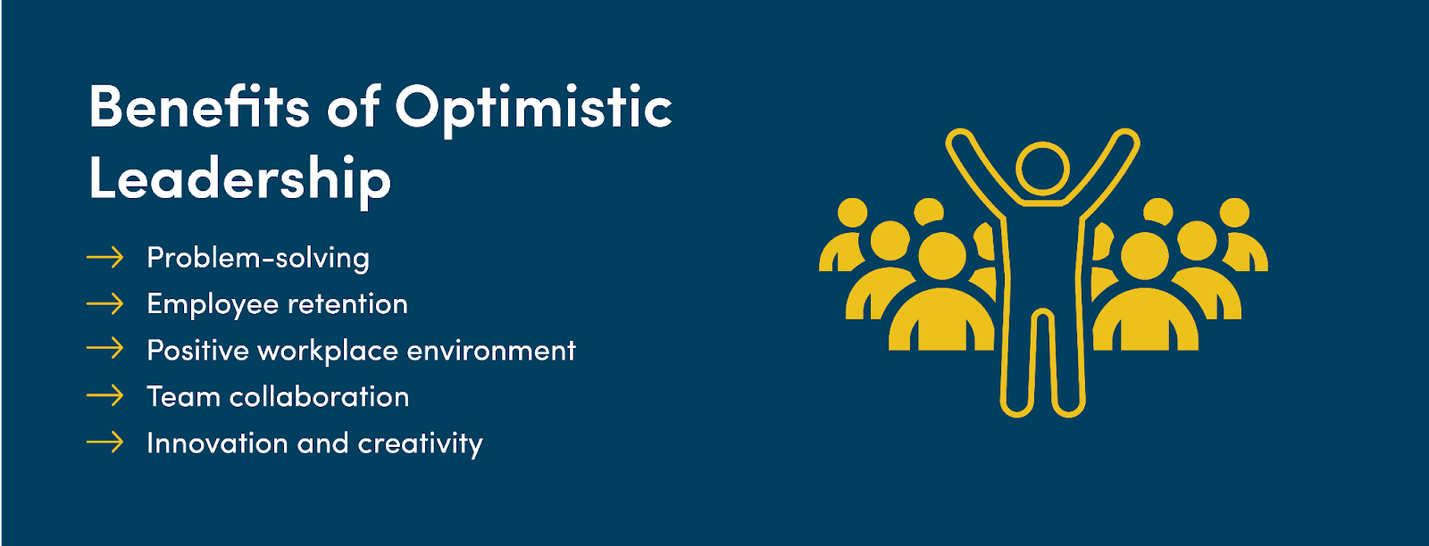 Benefits of optimistic leadership