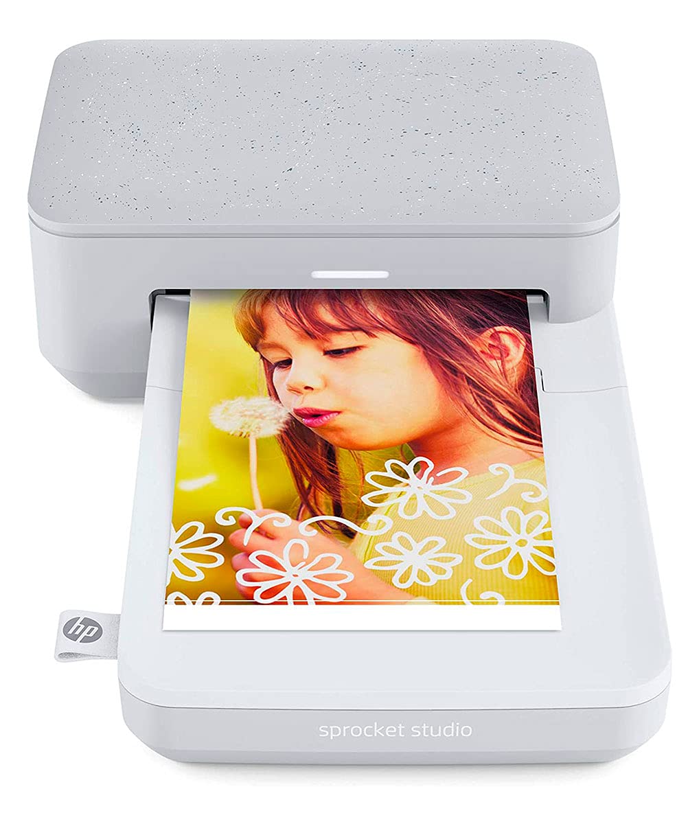 Impressora instantânea portátil HP Sprocket Studio Bluetooth para fotos 10x15cm