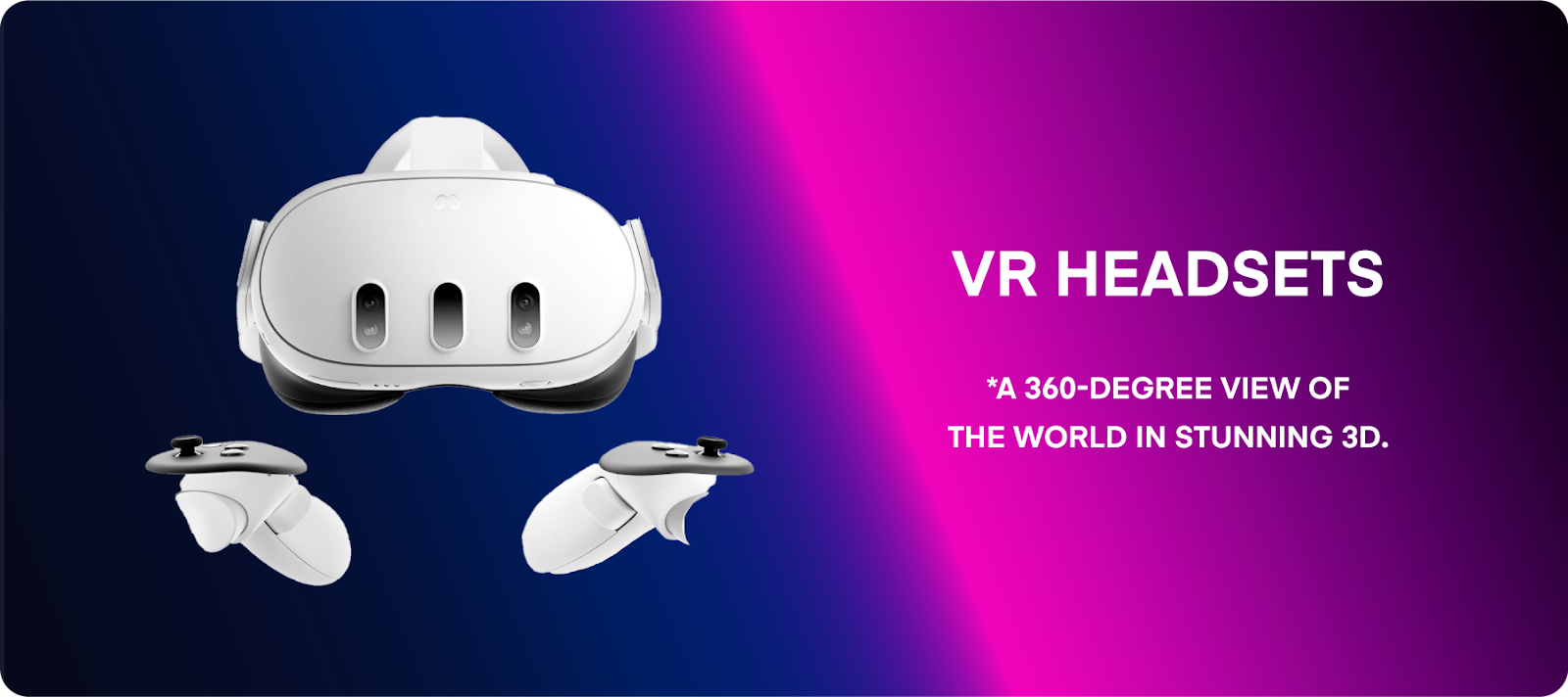 Meta Quest 3 VR headset.
