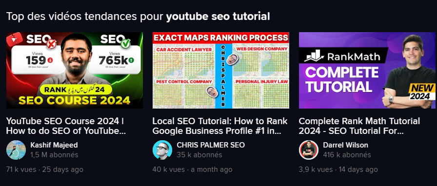 Découvrir des vidéos tendances pour favoriser son référencement naturel sur Youtube