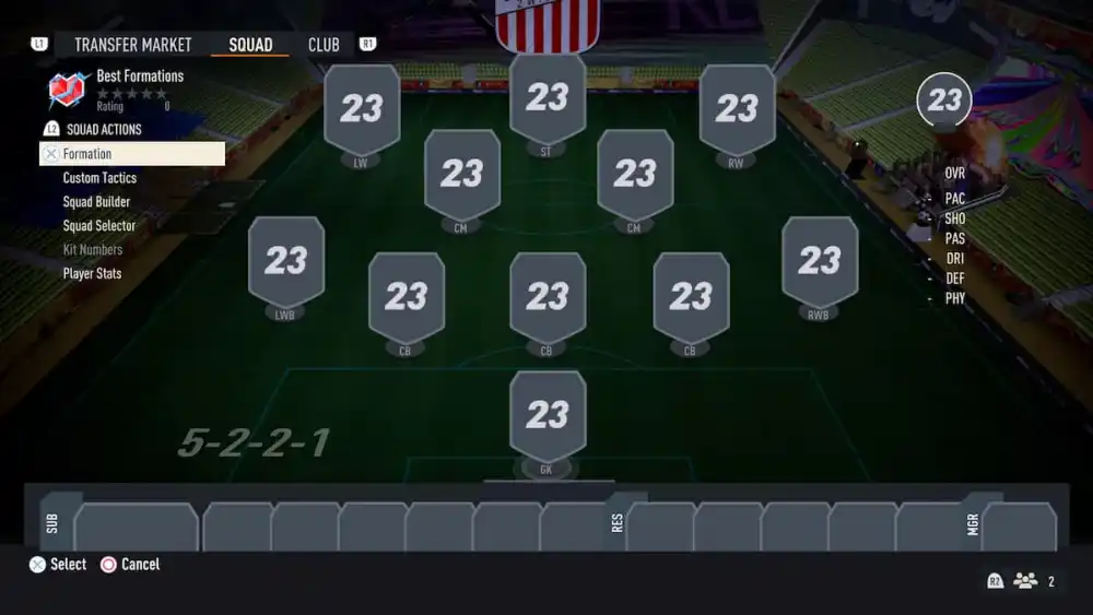 FIFA 23 best formation