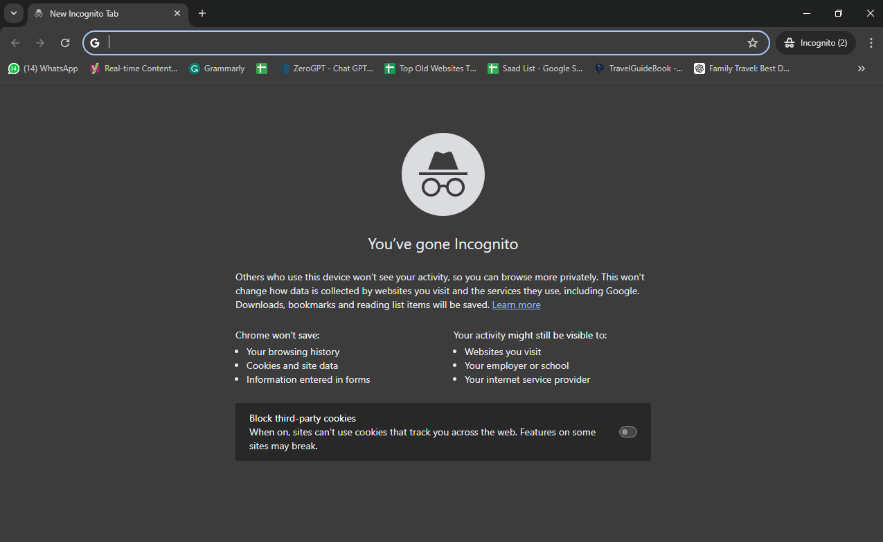 How to Go Incognito In Chrome