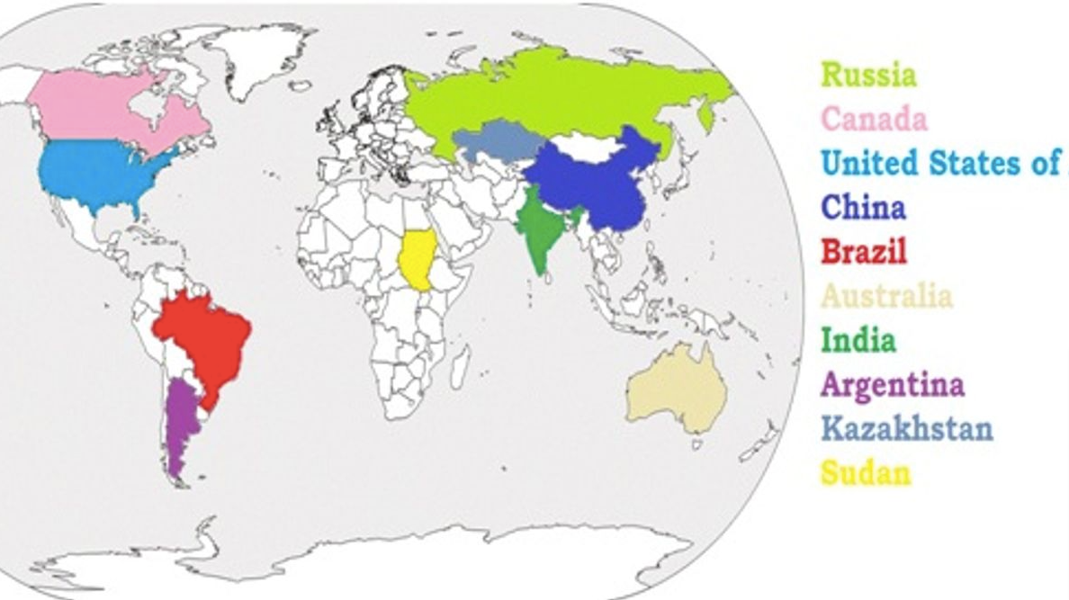 size of india