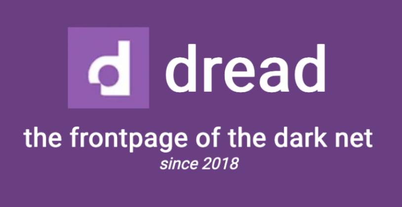 Screenshot del logo e dello slogan di Dread