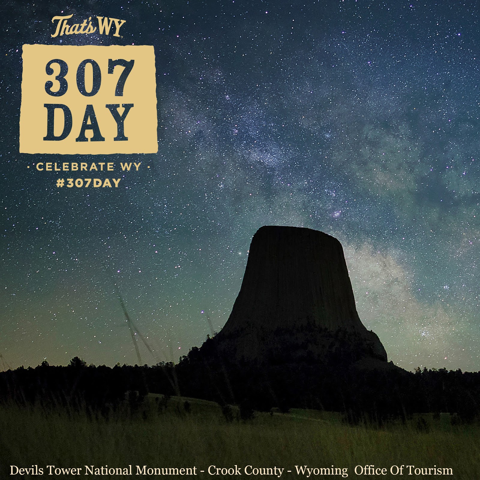 Join the Wyoming Office of Tourism in celebrating 307 Day