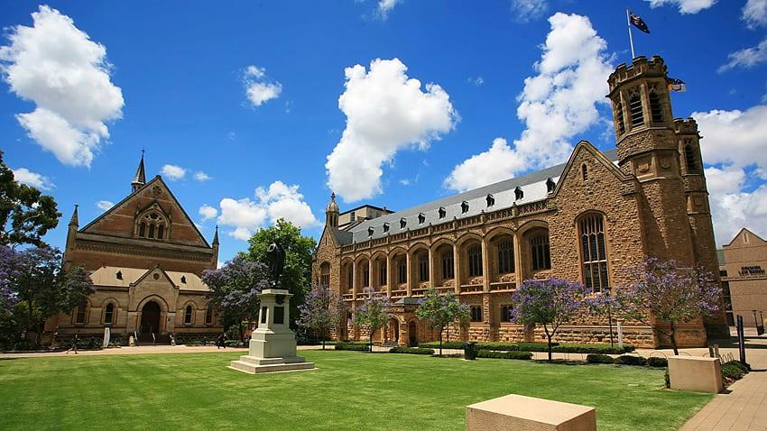 Australia Adelaide University Lawn Cities Clouds HD wallpaper | Pxfuel