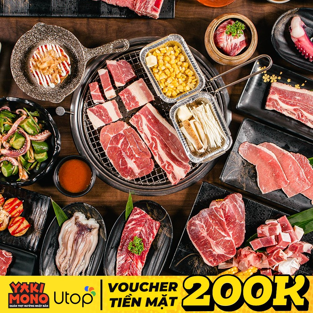 Yakimono: Khám Phá Hương Vị Buffet Lẩu Nướng Nhật Bản và Voucher Tiền Mặt Hấp Dẫn Từ Utop!
