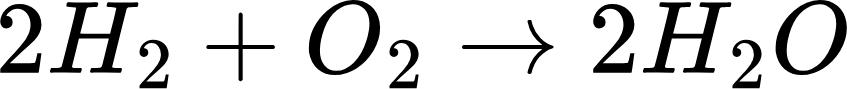 {"aid":null,"font":{"family":"Arial","size":11,"color":"#000000"},"id":"114","backgroundColor":"#ffffff","code":"$$2H_{2}+O_{2}\\to 2H_{2}O$$","type":"$$","ts":1716403330415,"cs":"WGQZEeVpT5NN1EVX3rKX+w==","size":{"width":140,"height":13}}