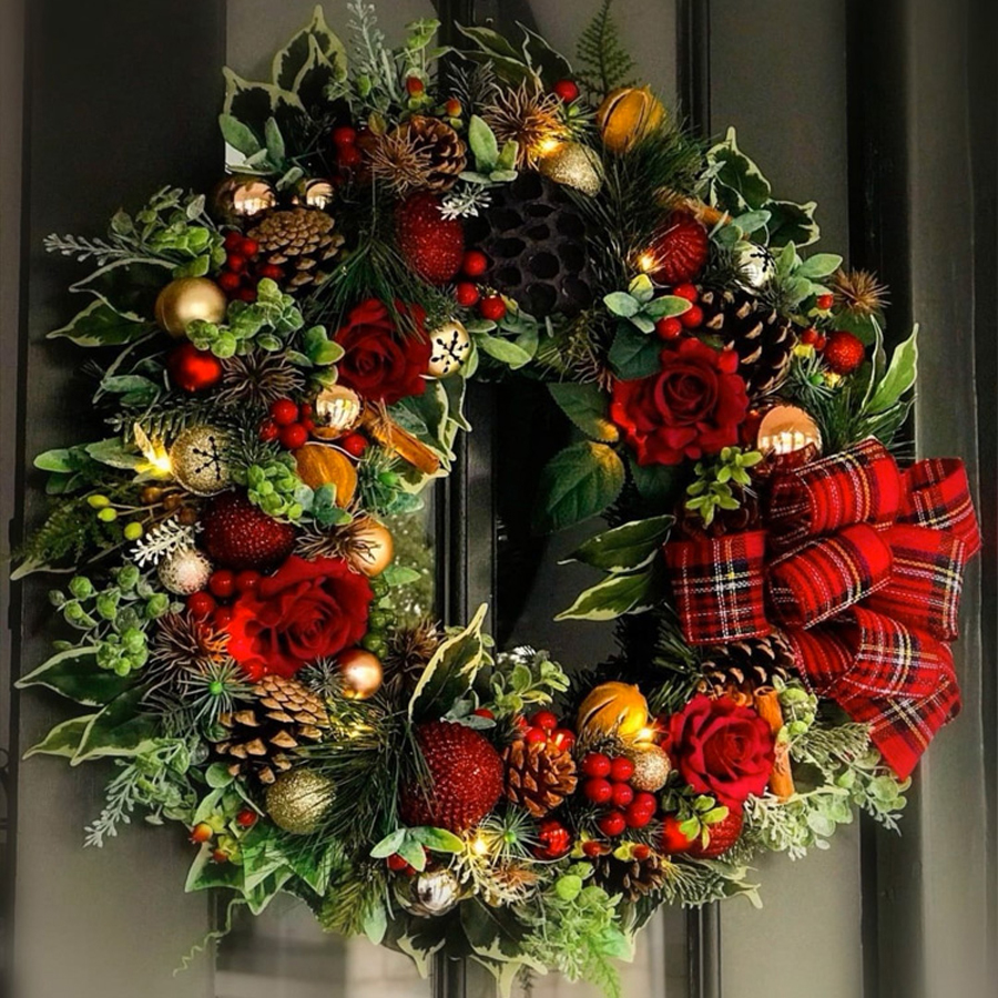 The Christmas wreath is steeped in this historical and religious symbolism, serving as a potent reminder of life's continuity and the timeless nature of the season