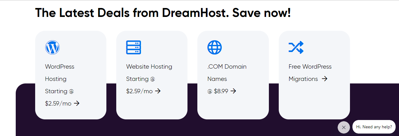 dreamhost pricing