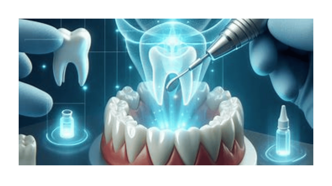 laser teeth whitening on crowns