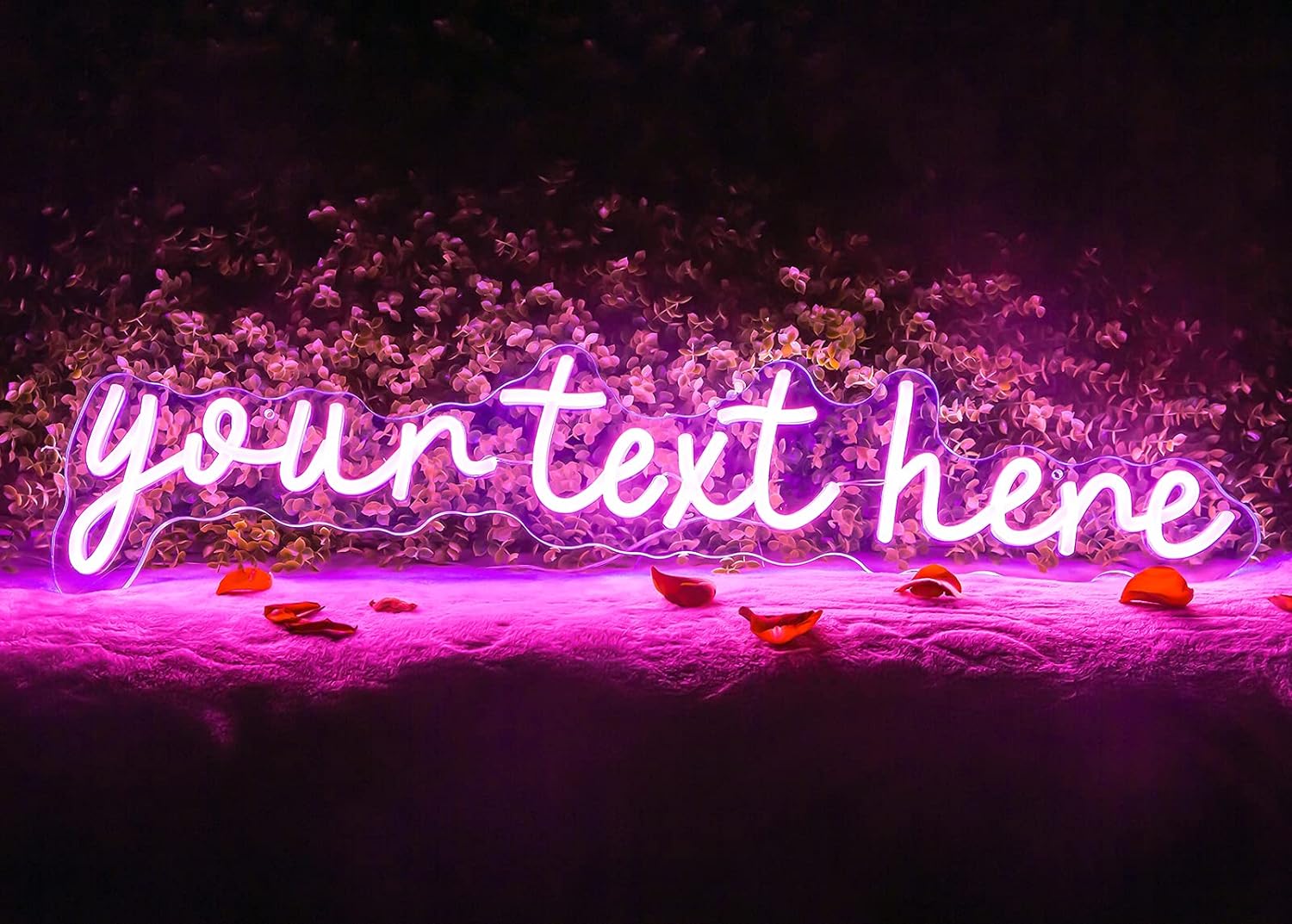 Customization Options for Personalized Neon Signs