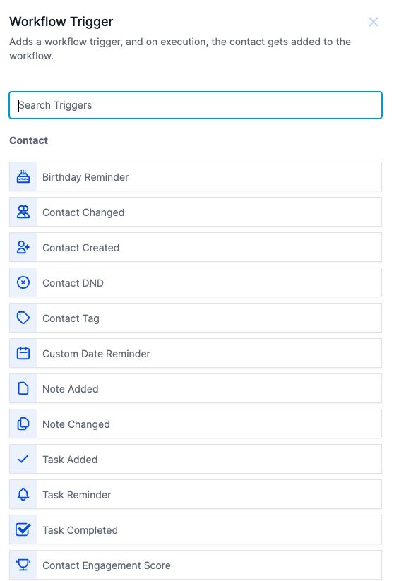 workflow triggers
