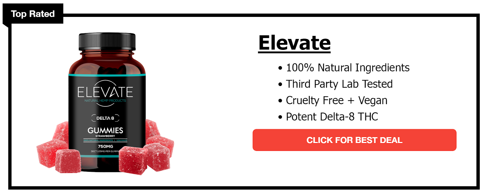 Elevate's Best Delta 8 Gummies