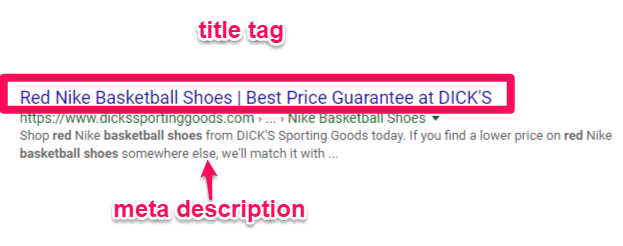 Meta description for search query red nike basketball shoes