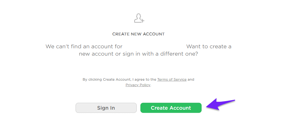 Create Evernote account
