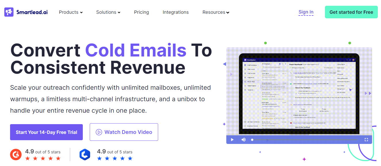 Smartlead: Best cold email marketing tool