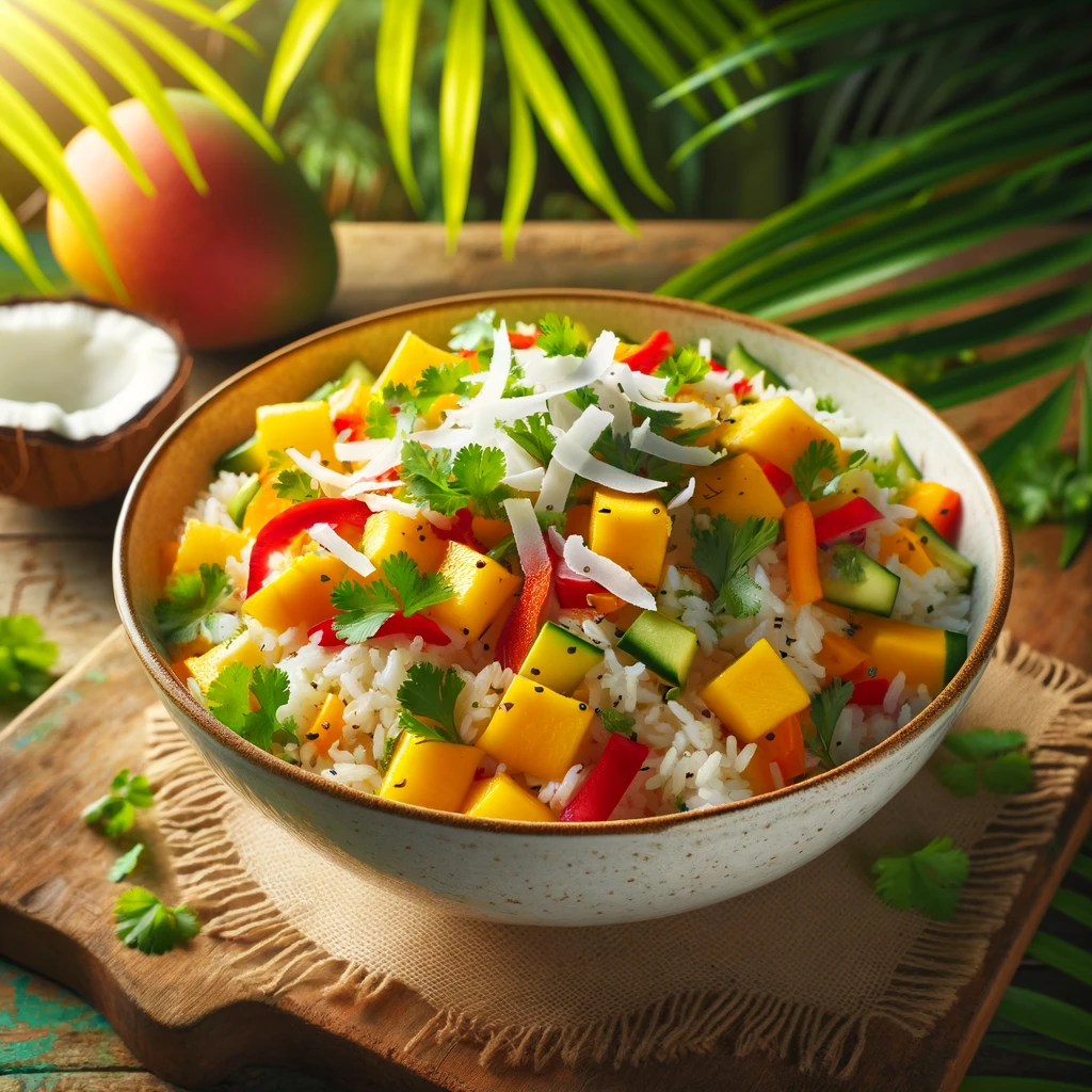 tropical-coconut-rice-salad-recipes