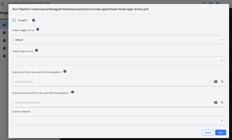 pipeline details