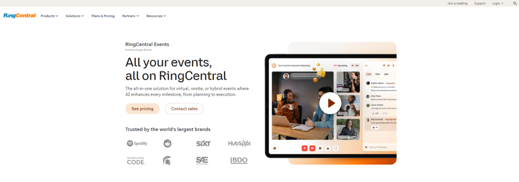 RingCentral Events