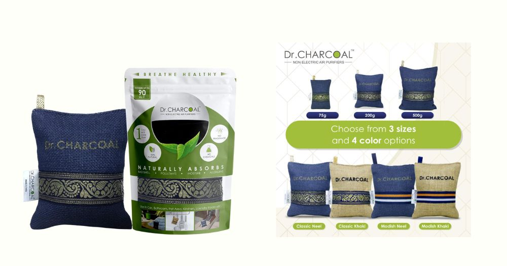 Dr. CHARCOAL Activated Carbon Air Purifier Bags