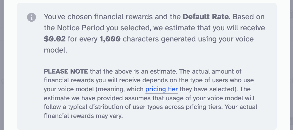 elevenlabs professional voice cloning payouts