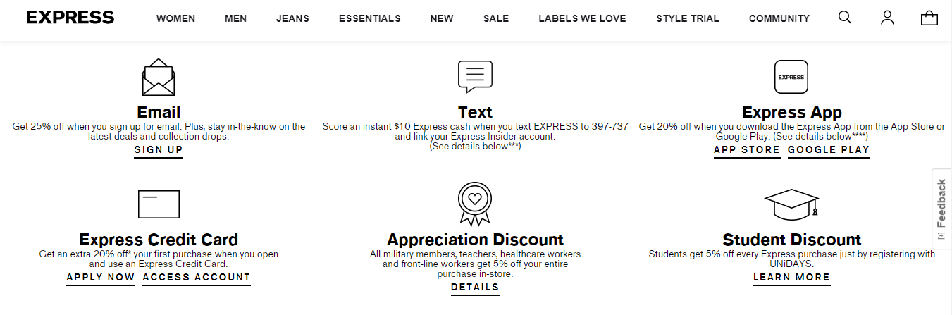 Subscribe for express coupon code