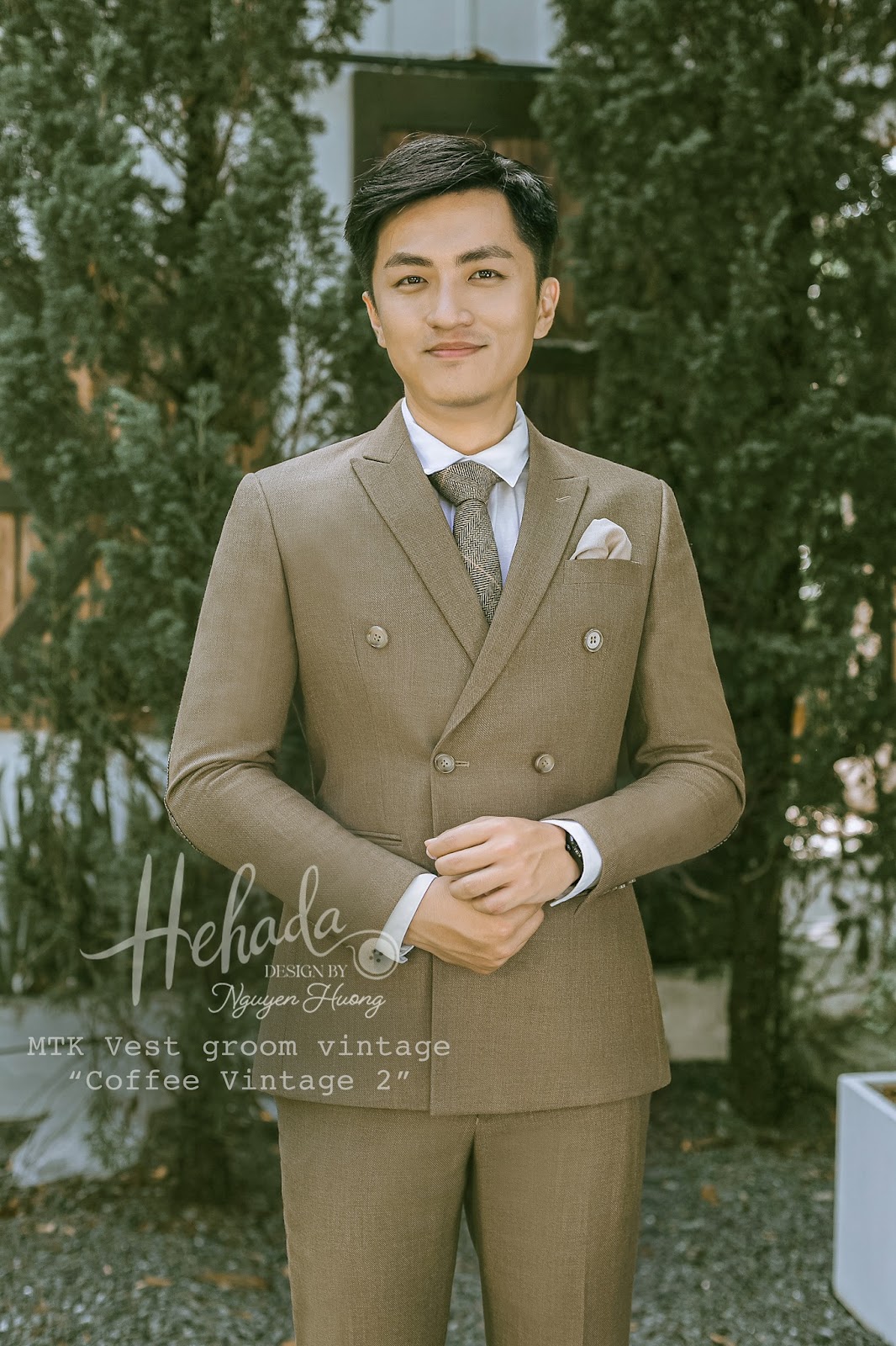 ​​Vest thiết kế Coffee Vintage 2 cho chàng