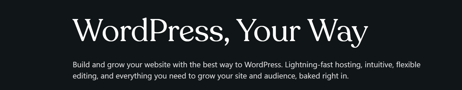 Image showing WordPress as a management system