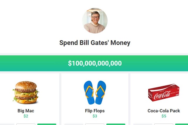 Spend Bill Gates Money: A Lesson Learning Game 