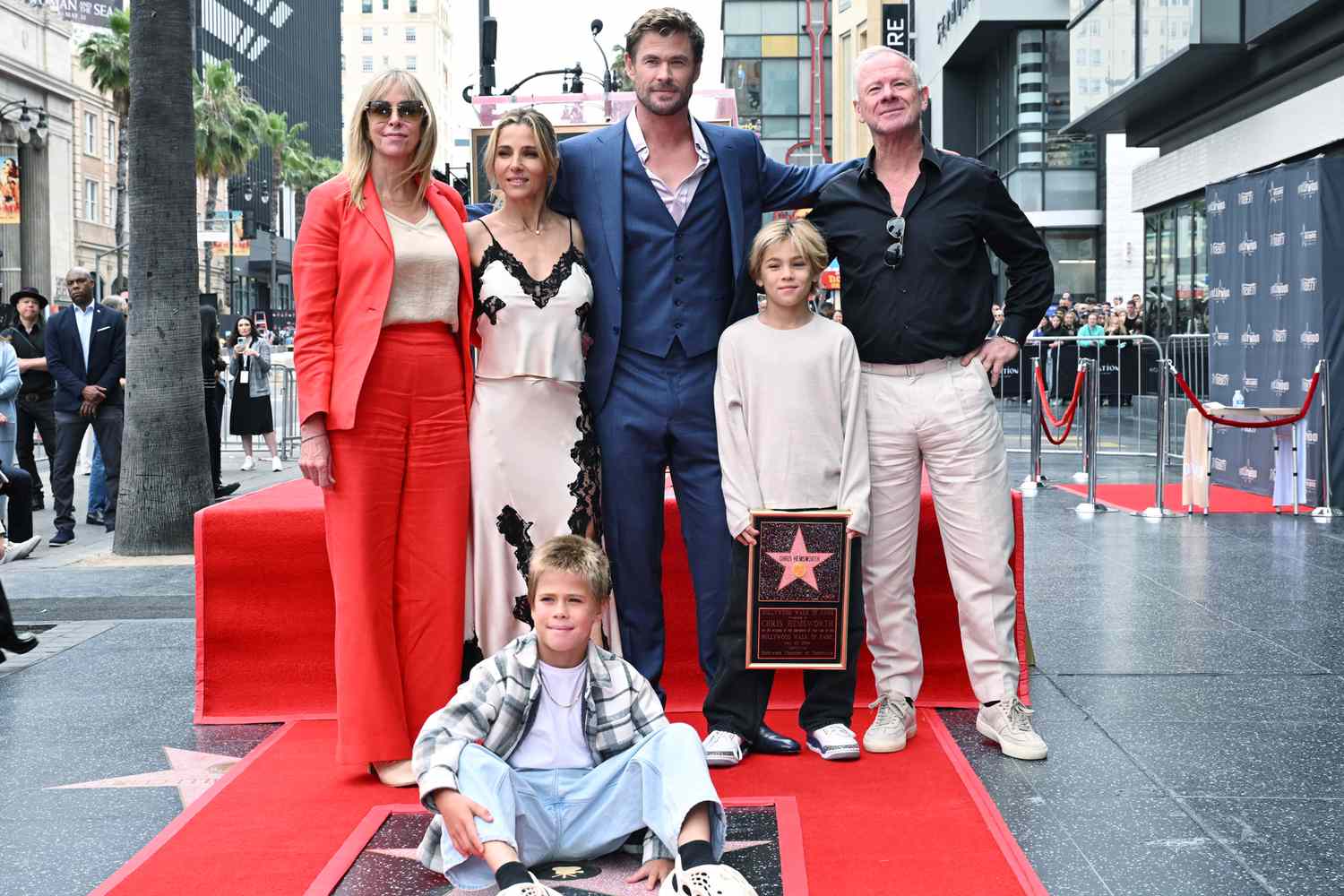 Chris Hemsworth Walk of Fame Ceremony