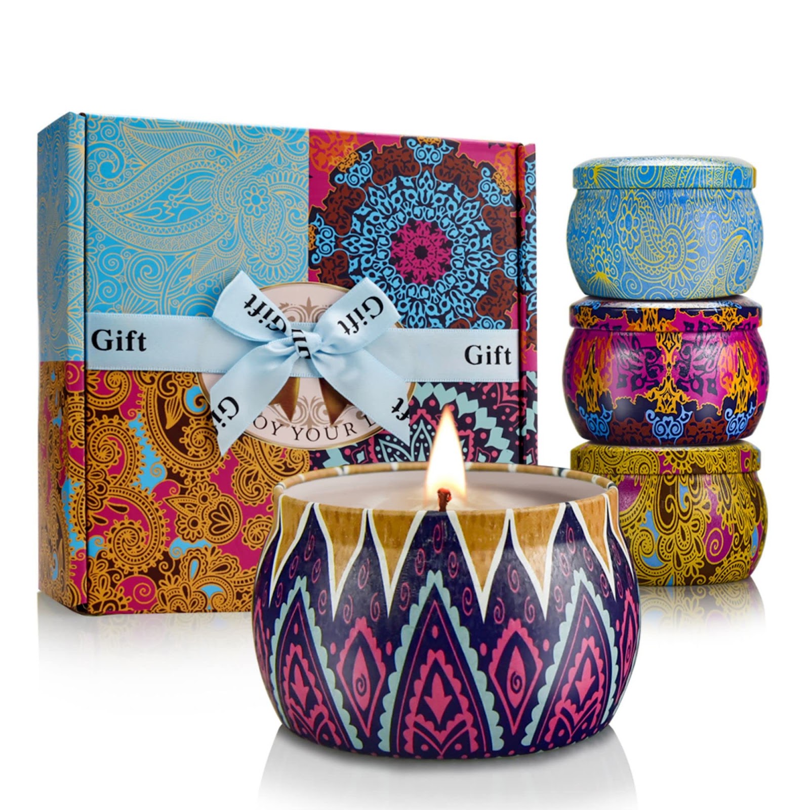 YINUO LIGHT scented candles gift set