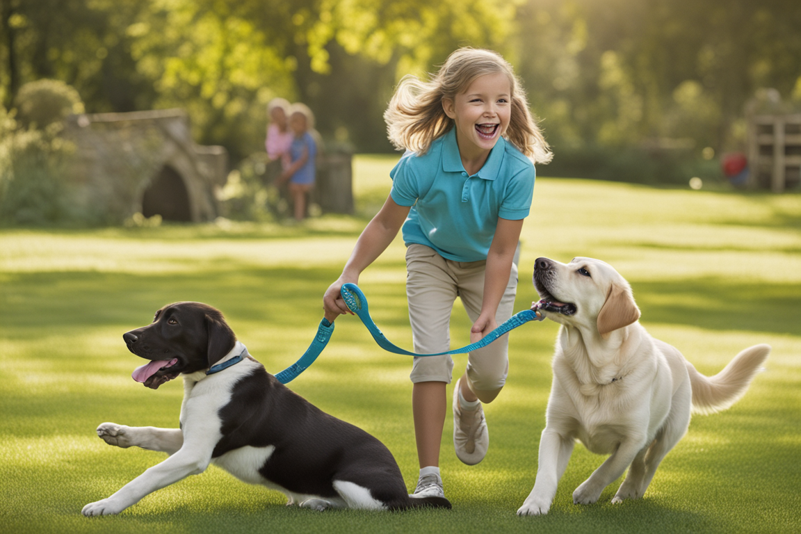 Labrador Retriever playing