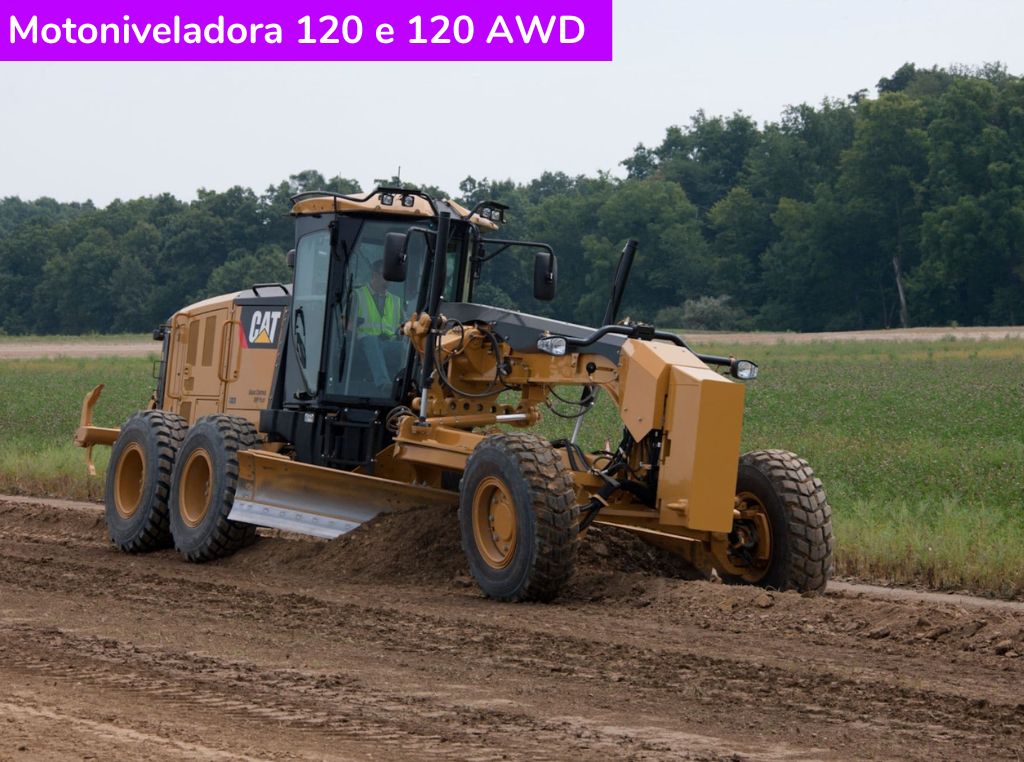 Motoniveladora 120 e 120 AWD Caterpillar