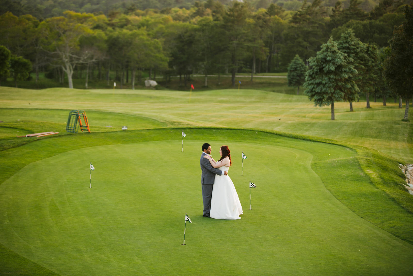 The Brookside Club Photo of the bride and groom by Boston Wedding Photographer Nicole Chan Photography