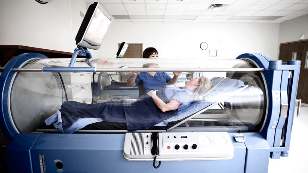 Can hyperbaric oxygen therapy treat diabetic foot ulcers?