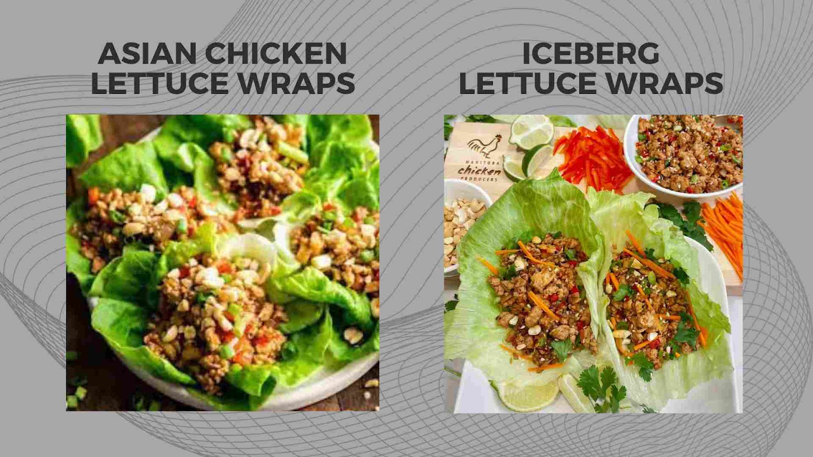 Asian Chicken & Iceberg Lettuce Wraps
