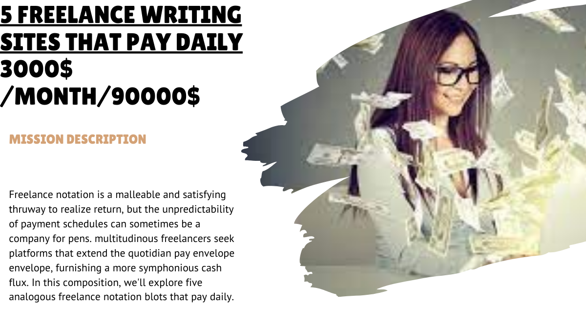 Writing Sites That Pay Daily  