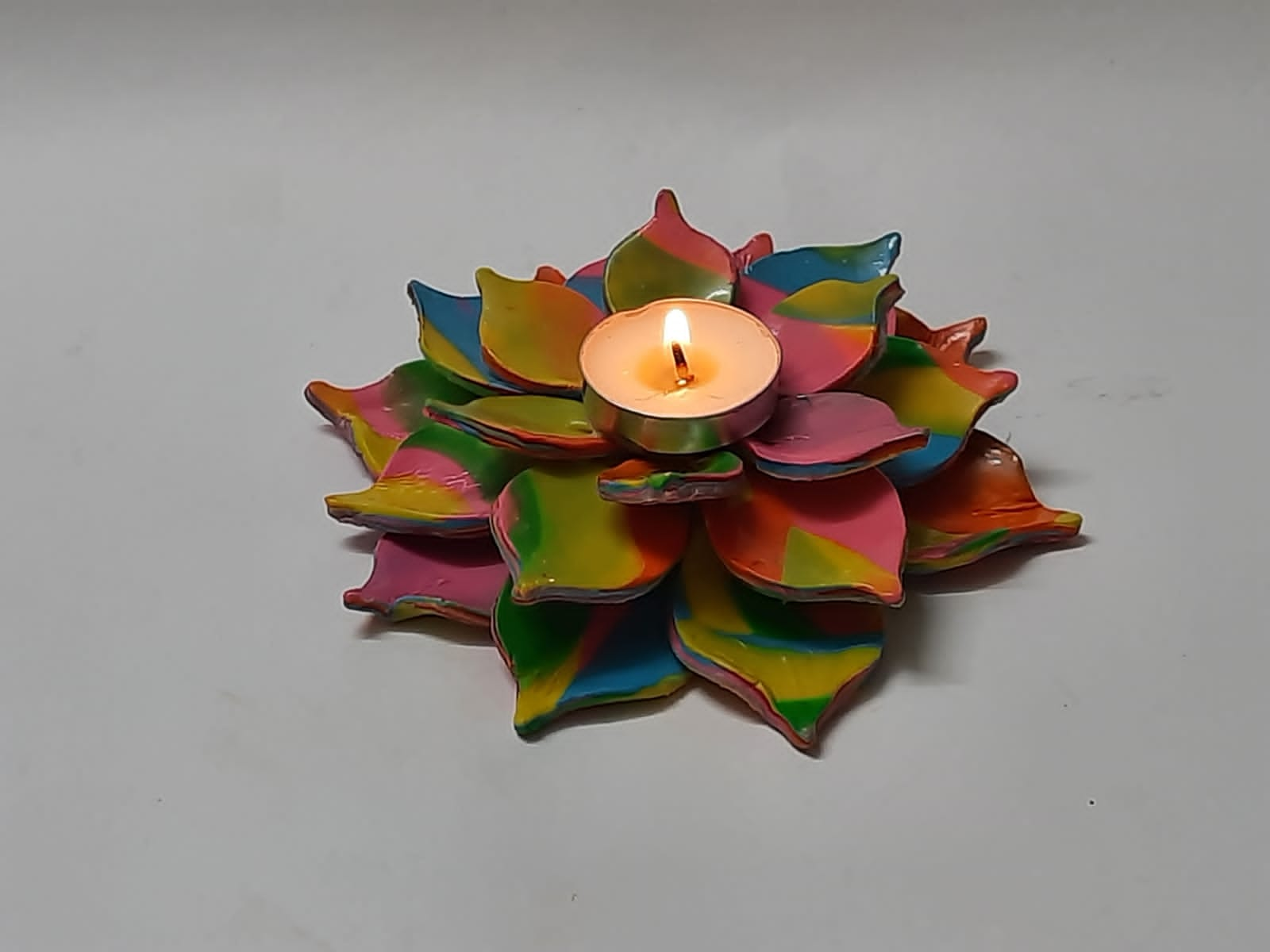 Easy Candle Holder Ideas - Clay Craft Activity
