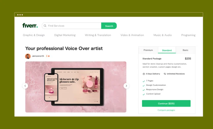 Hiring Freelancers for Fiverr