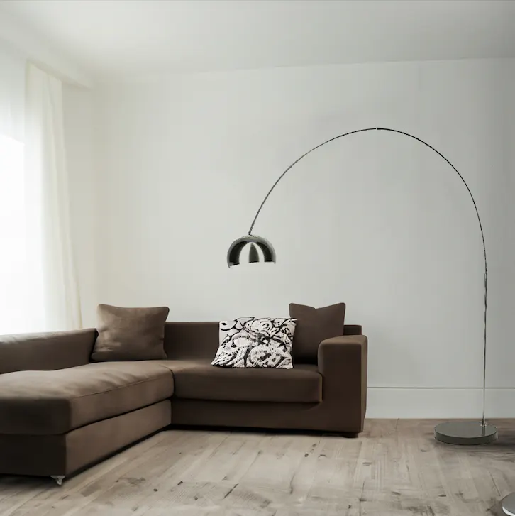 Scandi style floor lamp