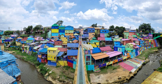 Kampung pelangi di Malang, Jawa Timur