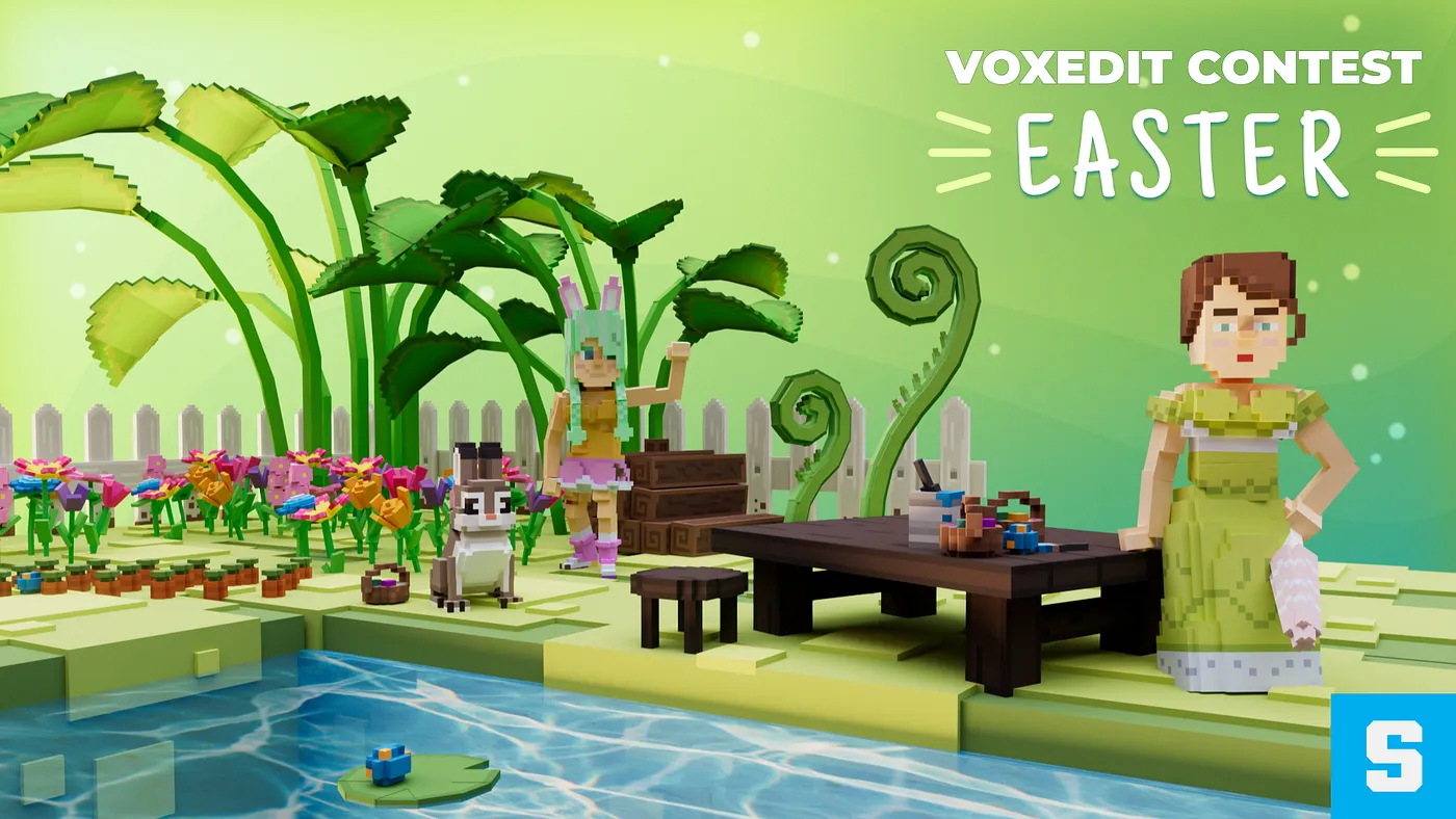 The Sandbox 体素设计比赛｜2024年复活节 VoxEdit 竞赛开始报名！