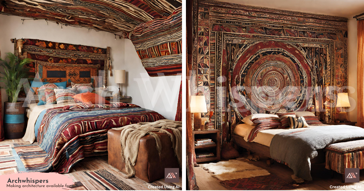 A Cosy Ladakh-Style Bedroom With Wooden Finishes & North-Indian Rugs