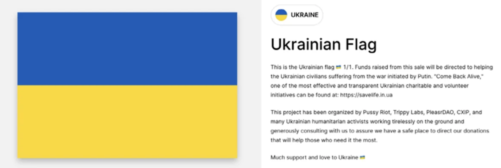 Les dons de crypto-monnaie pour l'Ukraine ont augmenté rapidement, mais l'aide était toujours en monnaie fiduciaire - La Crypto Monnaie