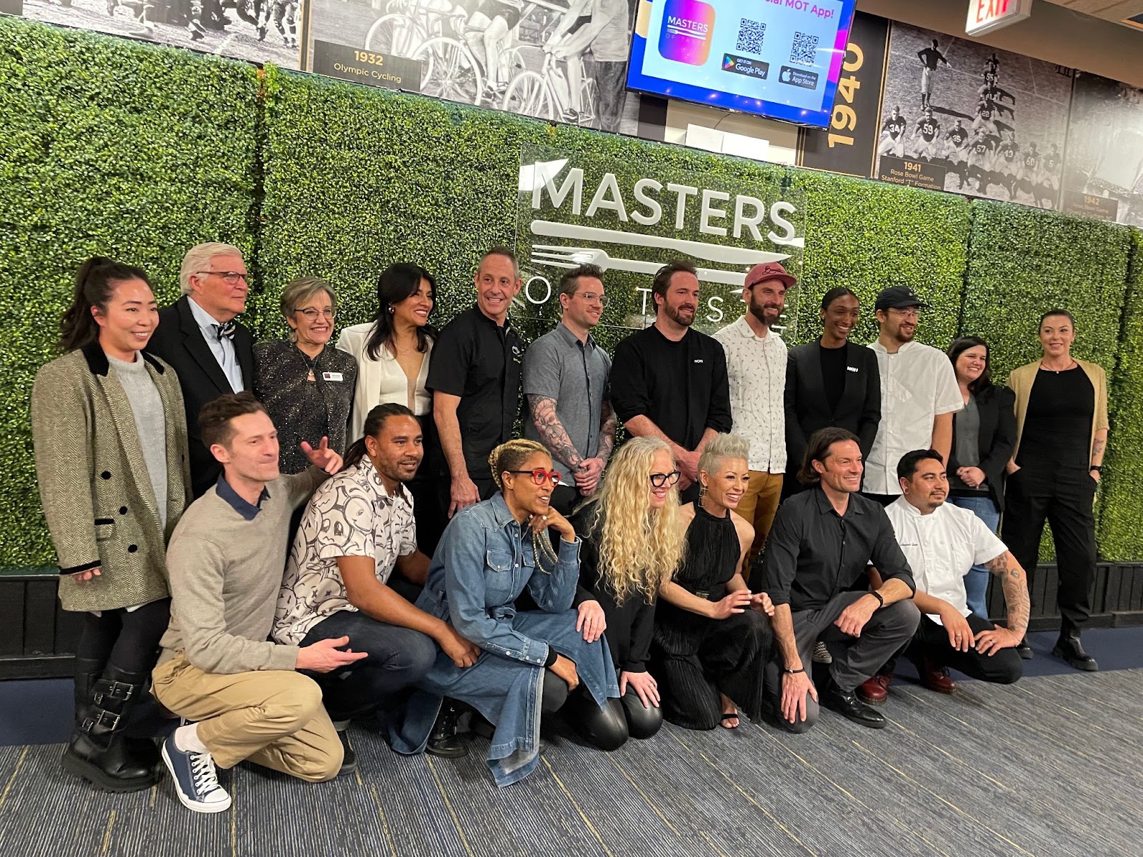 Sponsors, event organizers, and of course, culinary masters pose for photos at the Masters of Taste 2024 preview night.
