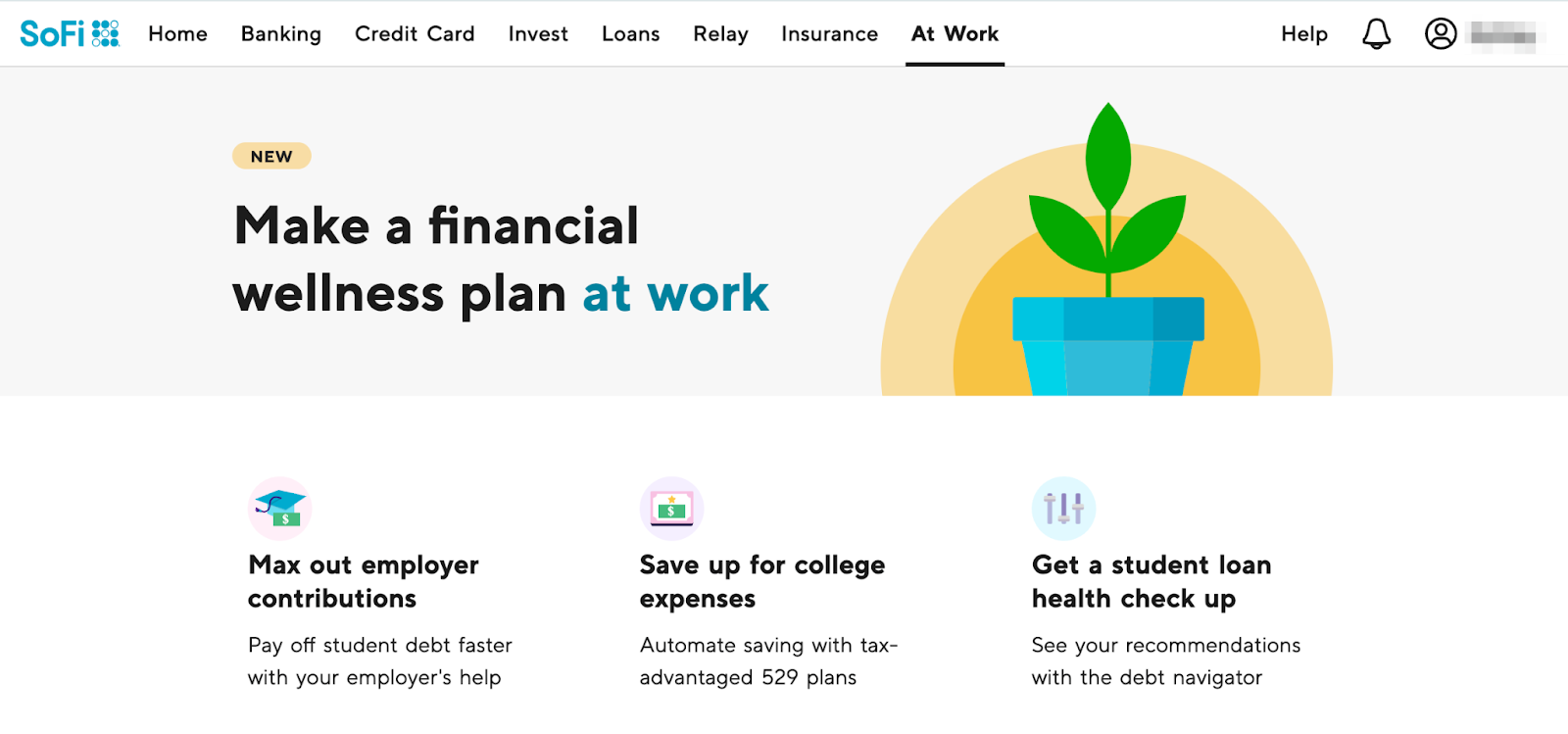 SoFi business account login