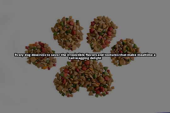 Dog Food Take shape to Dog footprint  isolate on white background - a bunch of dog food