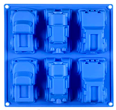 Wilton Car and Truck Silicone Candy Mold, 12-Cavity